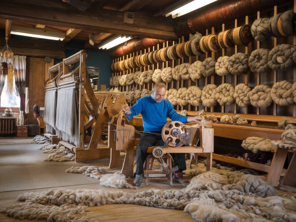 La lavorazione della lana nelle comunità alpine: un'arte senza tempo